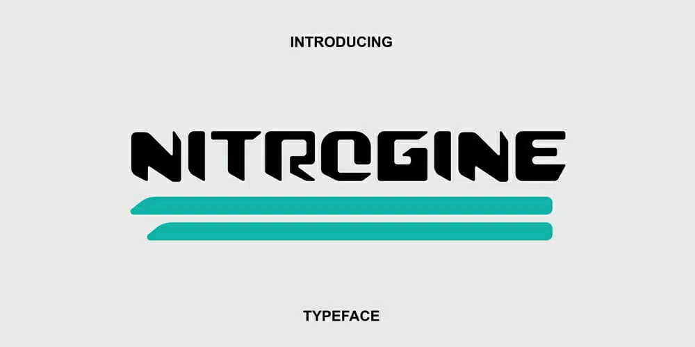 فونت Nitrogine
