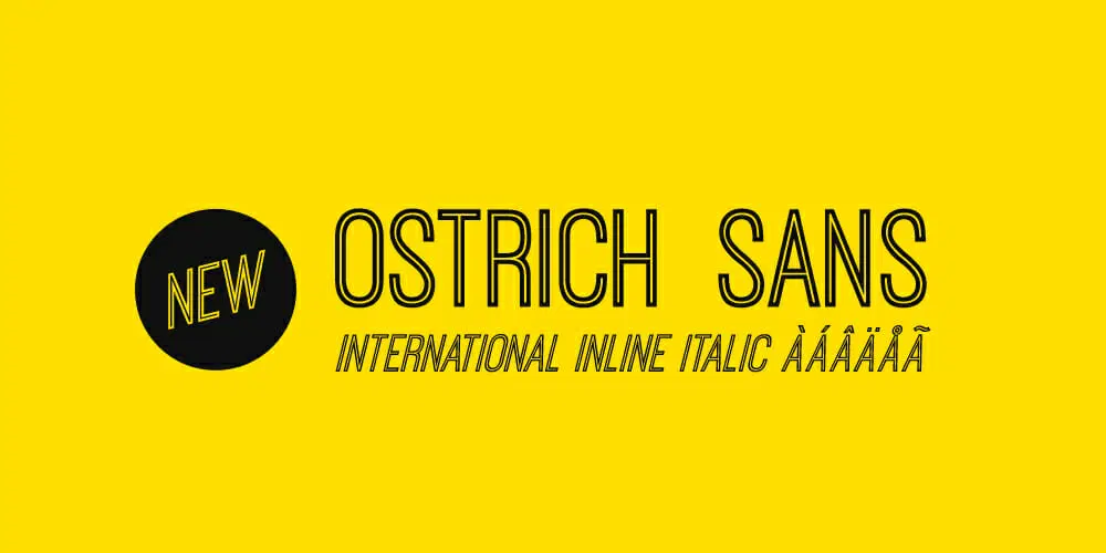 فونت Ostrich Sans