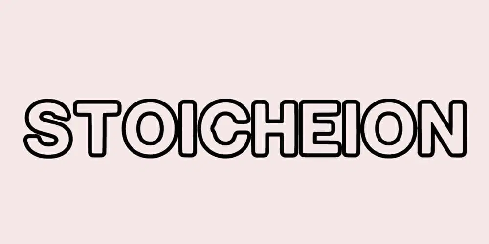 فونت Stoicheion