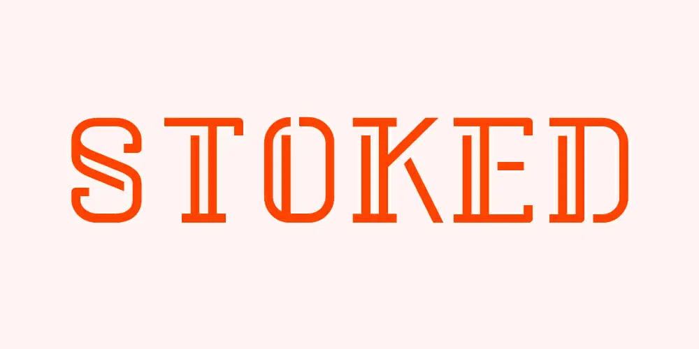 فونت Stoked