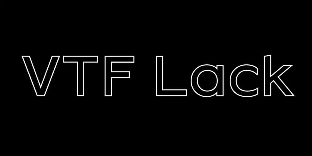 فونت VTF Lack