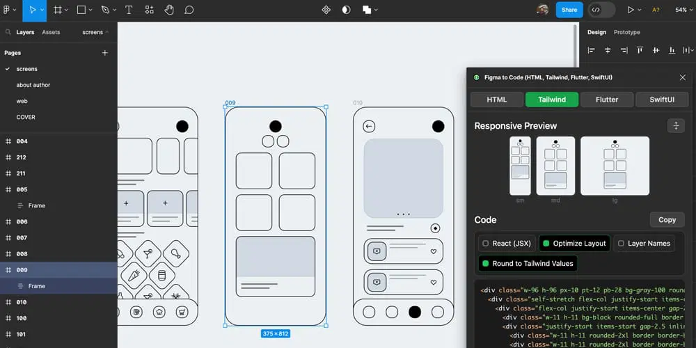 پلاگین فیگما Figma to Code