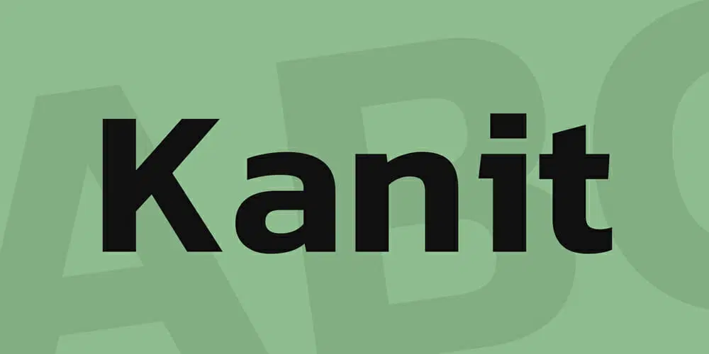 فونت Kanit