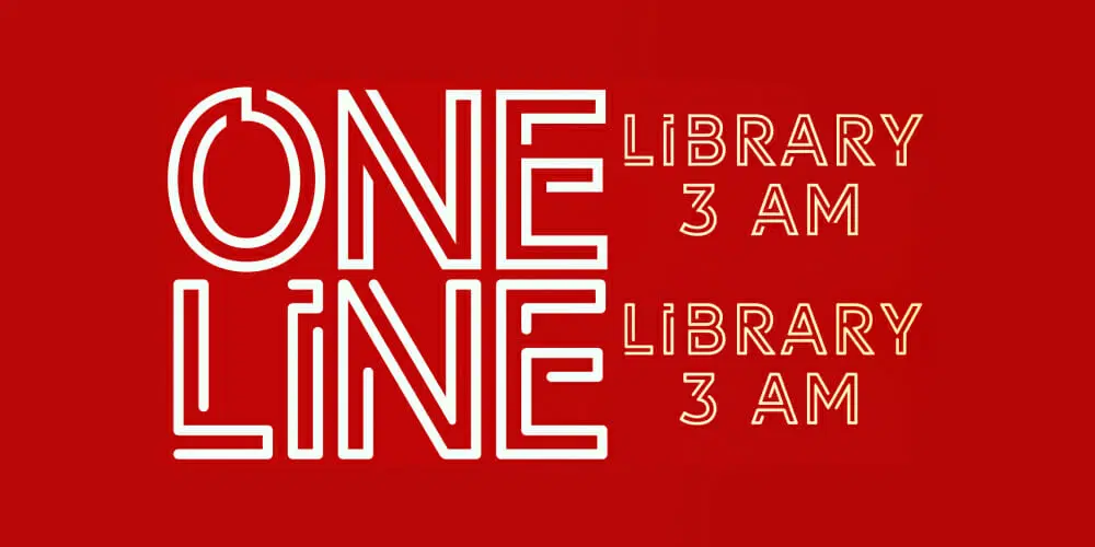 فونت Library 3 AM