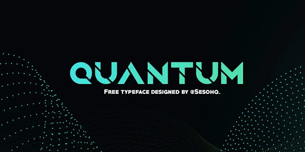 فونت Quantum Typeface