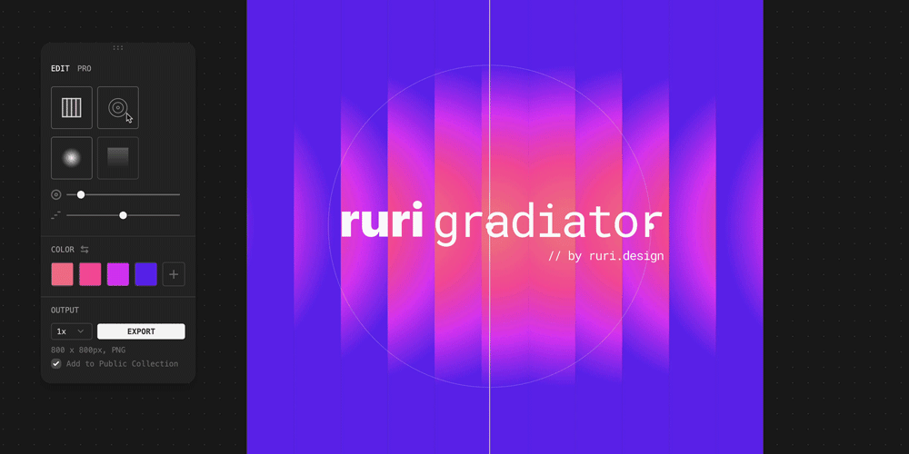 پلاگین Ruri Gradiator