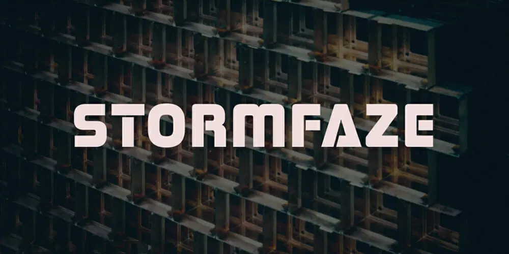 فونت Stormfaze