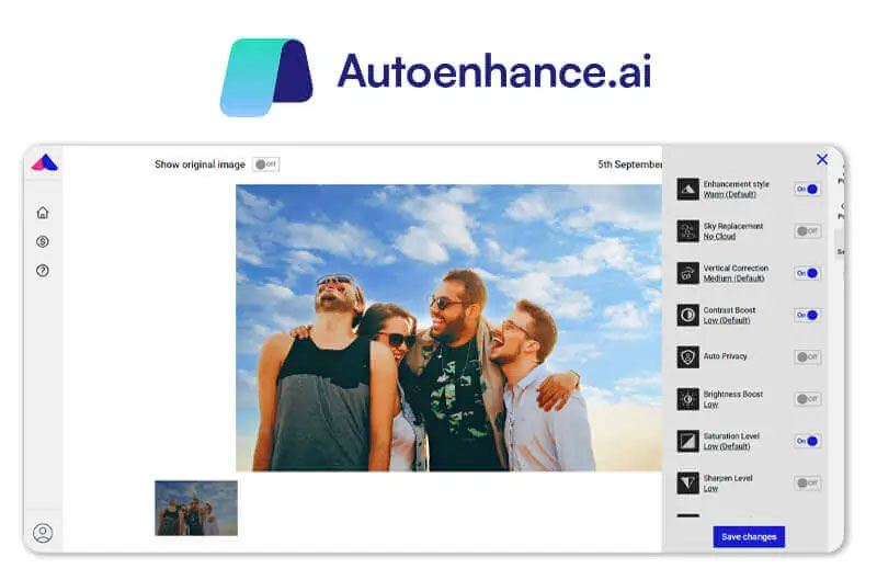 ابزار Autoenhance.ai